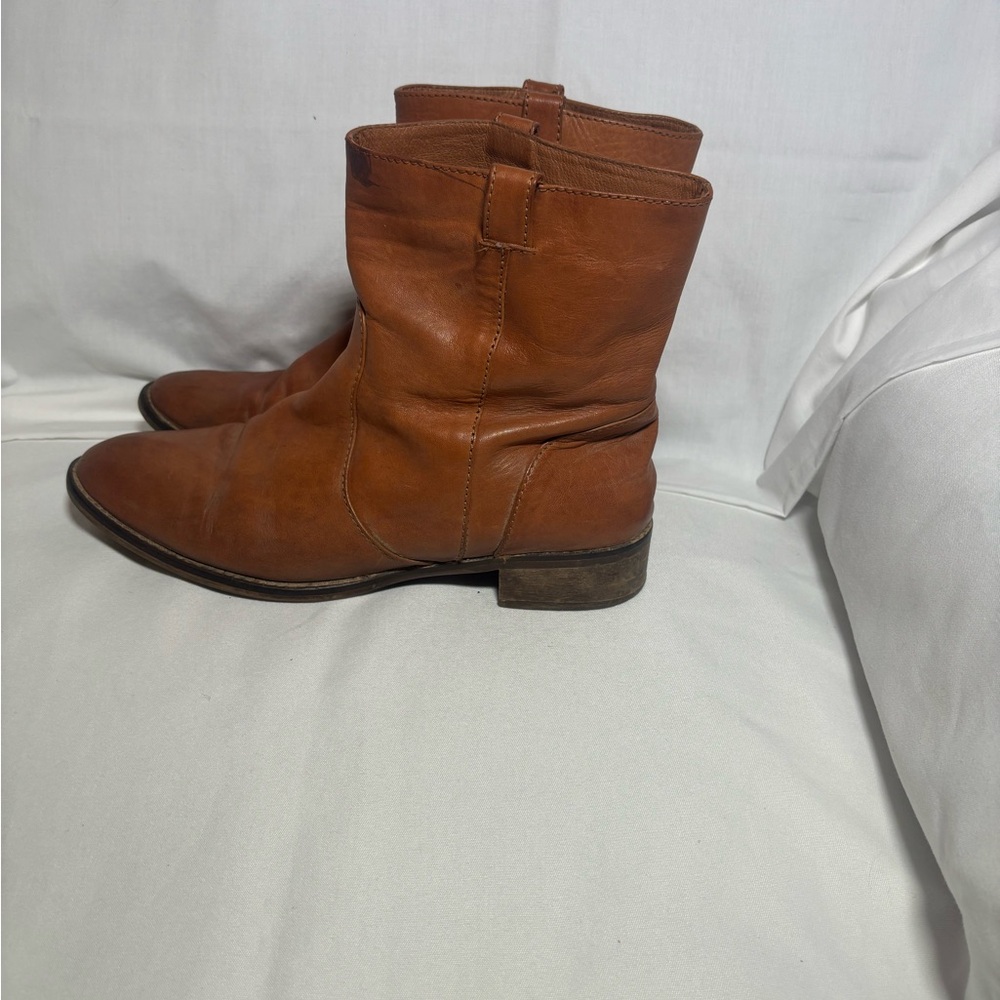 J. Crew Men's Brown Leather Boots